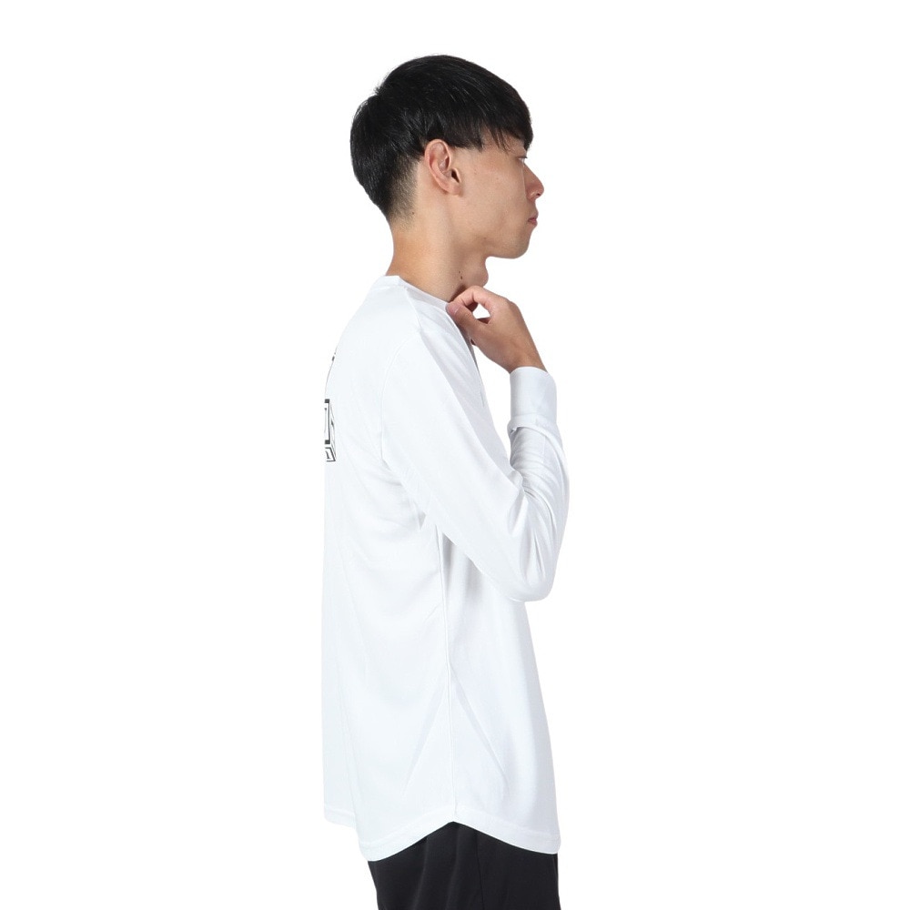 エゴザル（EGOZARU）（メンズ）バスケットボールウェア EZキューブ ロングスリーブTシャツ EZFW24ULS003C002