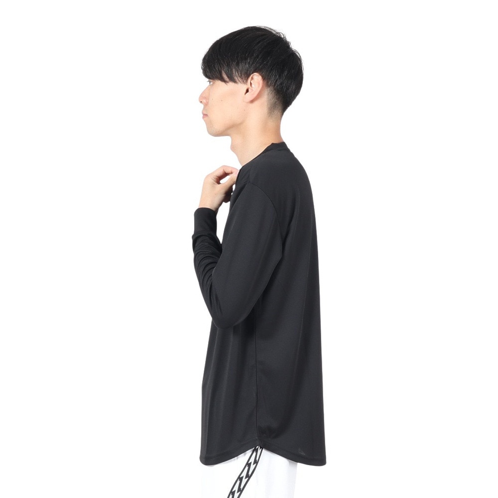 エゴザル（EGOZARU）（メンズ）バスケットボールウェア ボールドラインマイキー ロングスリーブTシャツ EZFW24ULS004C001