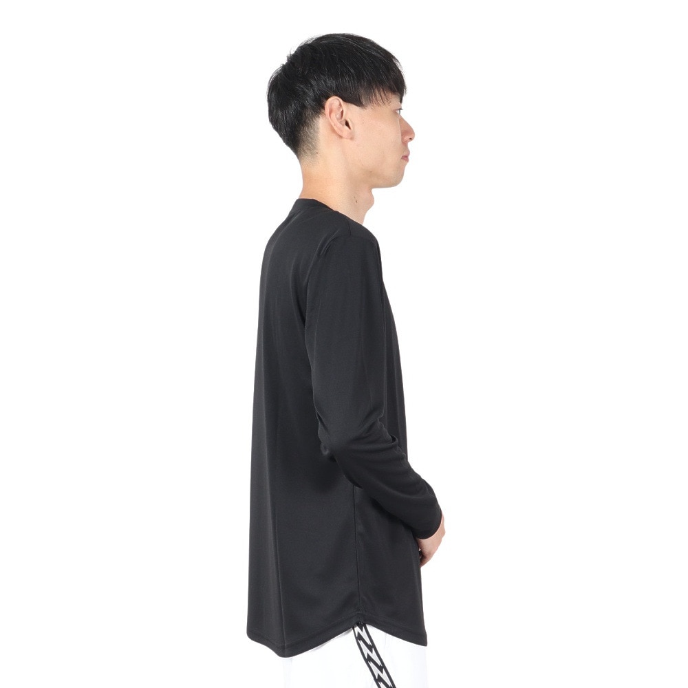 エゴザル（EGOZARU）（メンズ）バスケットボールウェア ボールドラインマイキー ロングスリーブTシャツ EZFW24ULS004C001