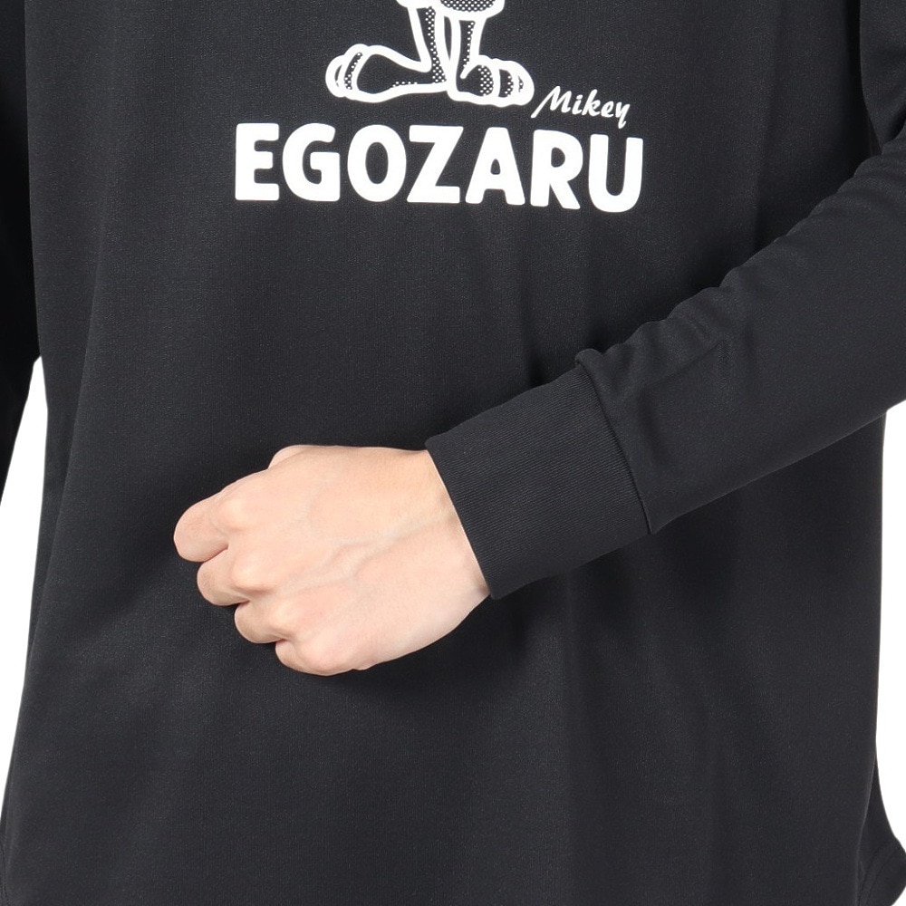 エゴザル（EGOZARU）（メンズ）バスケットボールウェア ボールドラインマイキー ロングスリーブTシャツ EZFW24ULS004C001