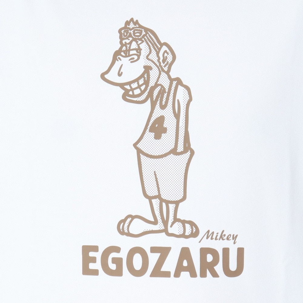 エゴザル（EGOZARU）（メンズ）バスケットボールウェア ボールドラインマイキー ロングスリーブTシャツ EZFW24ULS004C002