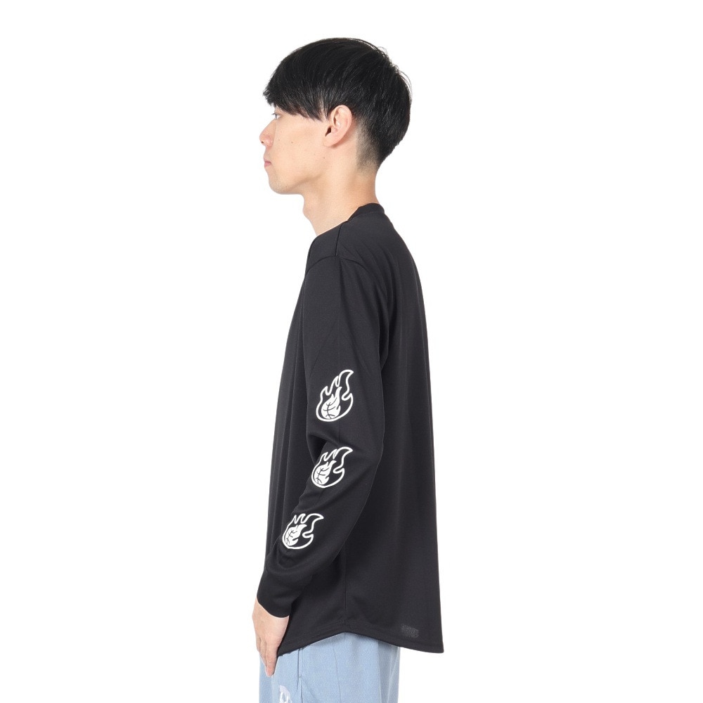 エゴザル（EGOZARU）（メンズ）バスケットボールウェア マッチボックスブレイズ ロングスリーブTシャツ EZFW24ULS007C001