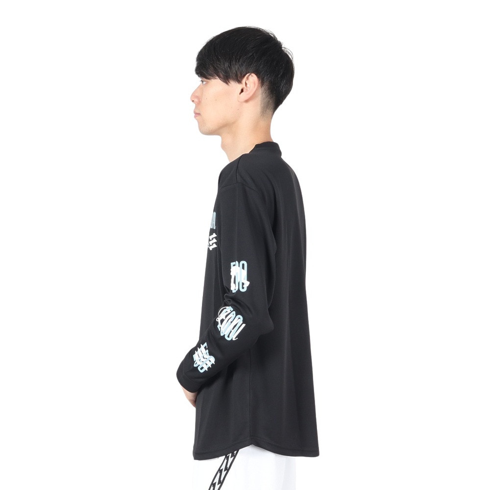 エゴザル（EGOZARU）（メンズ）バスケットボールウェア クロッシングロゴ ロングスリーブTシャツ EZFW24ULS010C001