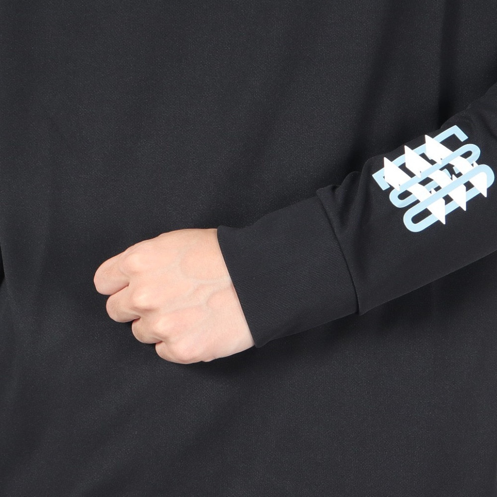 エゴザル（EGOZARU）（メンズ）バスケットボールウェア クロッシングロゴ ロングスリーブTシャツ EZFW24ULS010C001