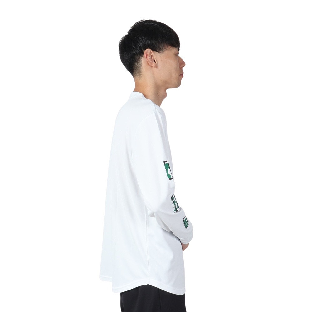 エゴザル（EGOZARU）（メンズ）バスケットボールウェア クロッシングロゴ ロングスリーブTシャツ EZFW24ULS010C002