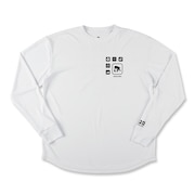 (メンズ)バスケットボールウェア APPアイコン ロングスリーブ Tシャツ EZFW24ULS015C