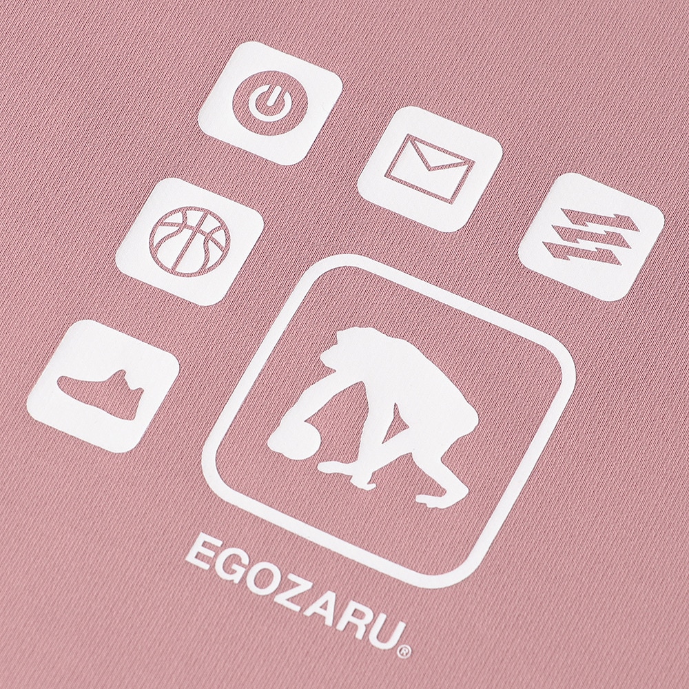エゴザル（EGOZARU）（メンズ）バスケットボールウェア APPアイコン ロングスリーブ Tシャツ EZFW24ULS015C033