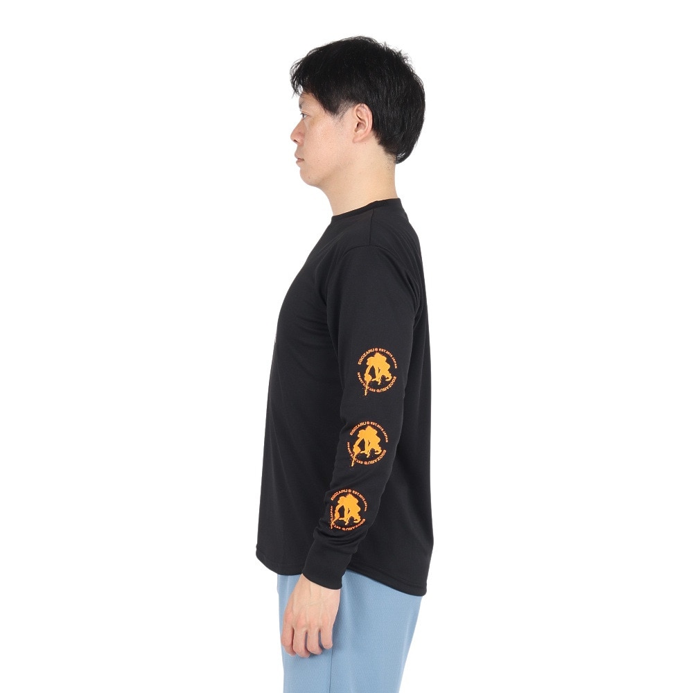 エゴザル（EGOZARU）（メンズ）バスケットボールウェア スプレーマーキング ロングスリーブTシャツ EZFW24ULS021C001