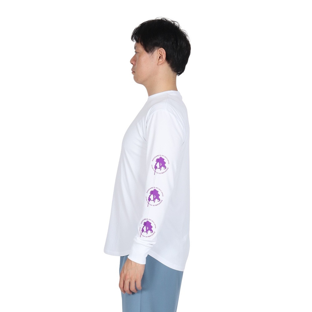 エゴザル（EGOZARU）（メンズ）バスケットボールウェア スプレーマーキング ロングスリーブTシャツ EZFW24ULS021C002