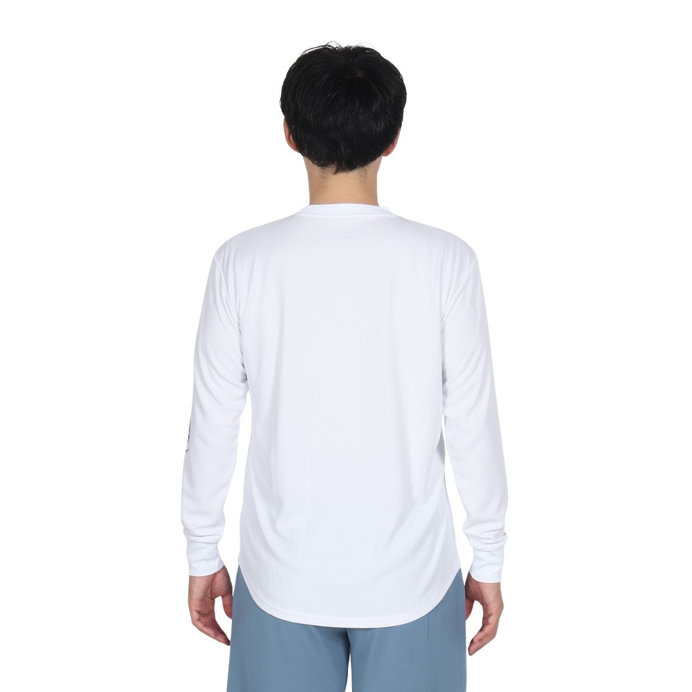 エゴザル（EGOZARU）（メンズ）バスケットボールウェア スプレーマーキング ロングスリーブTシャツ EZFW24ULS021C002