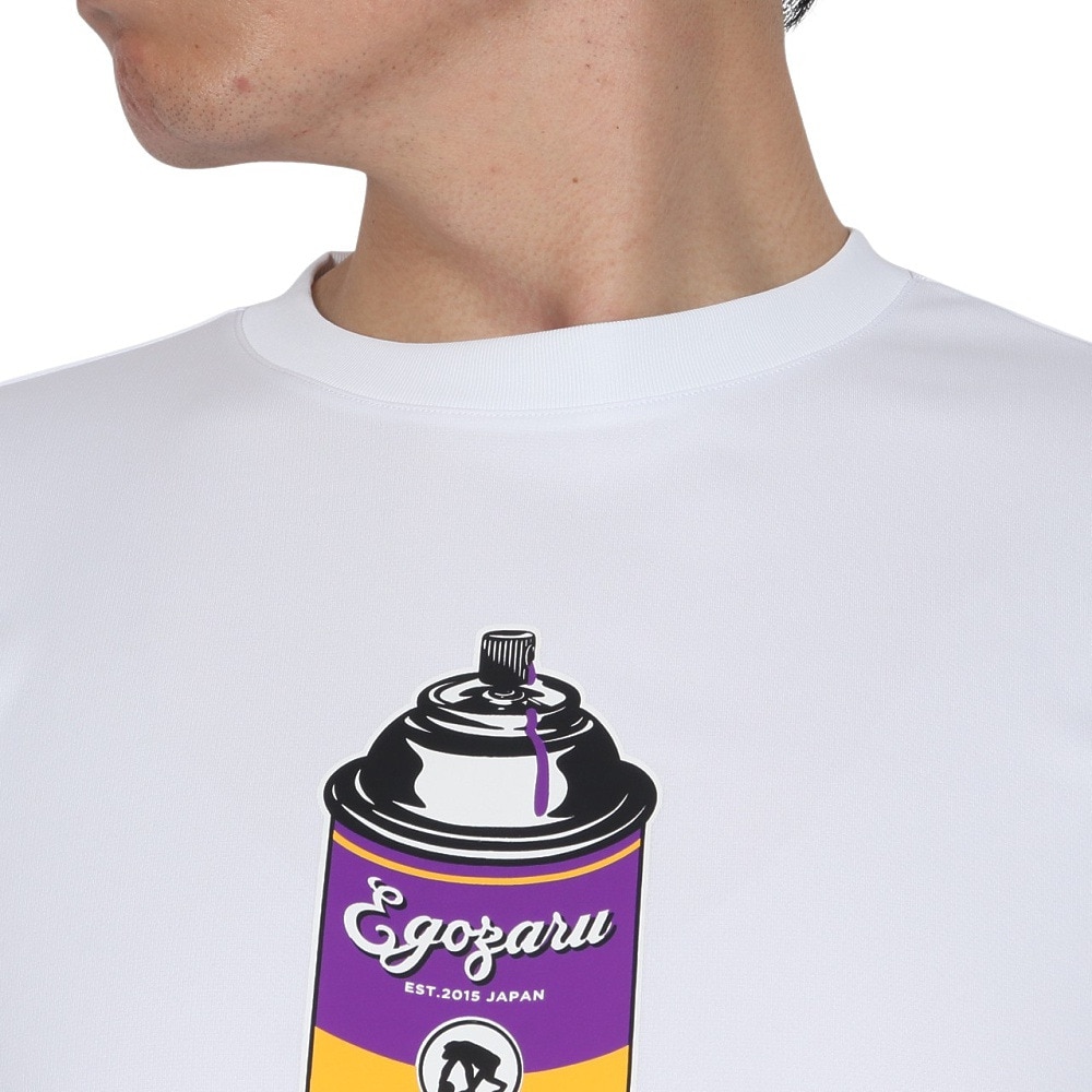 エゴザル（EGOZARU）（メンズ）バスケットボールウェア スプレーマーキング ロングスリーブTシャツ EZFW24ULS021C002