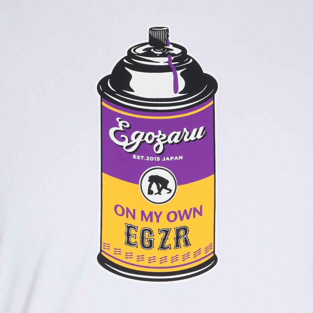 エゴザル（EGOZARU）（メンズ）バスケットボールウェア スプレーマーキング ロングスリーブTシャツ EZFW24ULS021C002