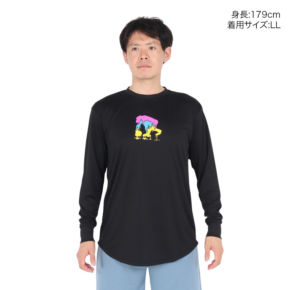 エゴザル（EGOZARU）（メンズ）バスケットボールウェア メルト&ドリップ ロングスリーブTシャツ EZFW24ULS023C001