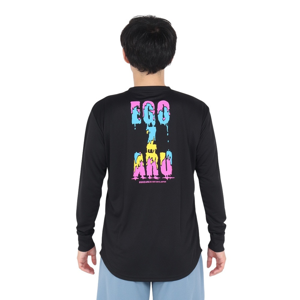 エゴザル（EGOZARU）（メンズ）バスケットボールウェア メルト&ドリップ ロングスリーブTシャツ EZFW24ULS023C001