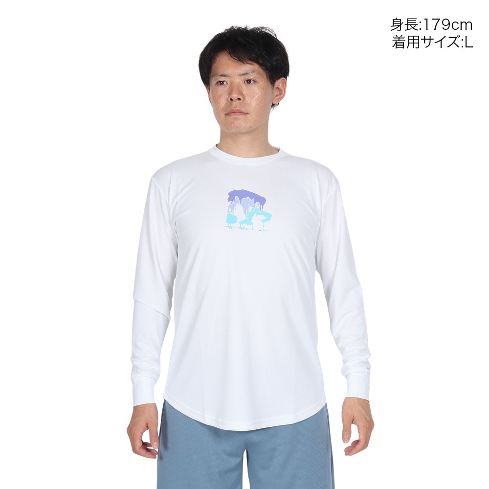 エゴザル（EGOZARU）（メンズ）バスケットボールウェア メルト&ドリップ ロングスリーブTシャツ EZFW24ULS023C002