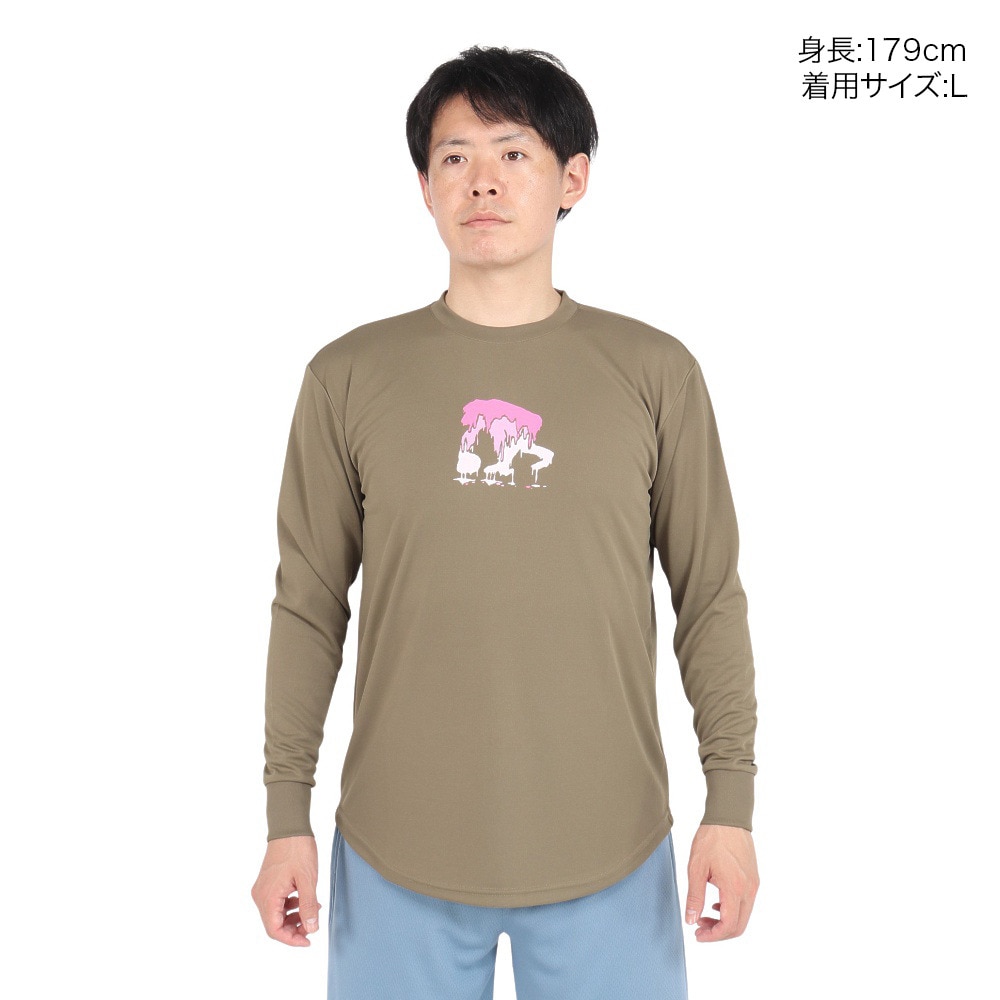 エゴザル（EGOZARU）（メンズ）バスケットボールウェア メルト&ドリップ ロングスリーブTシャツ EZFW24ULS023C013