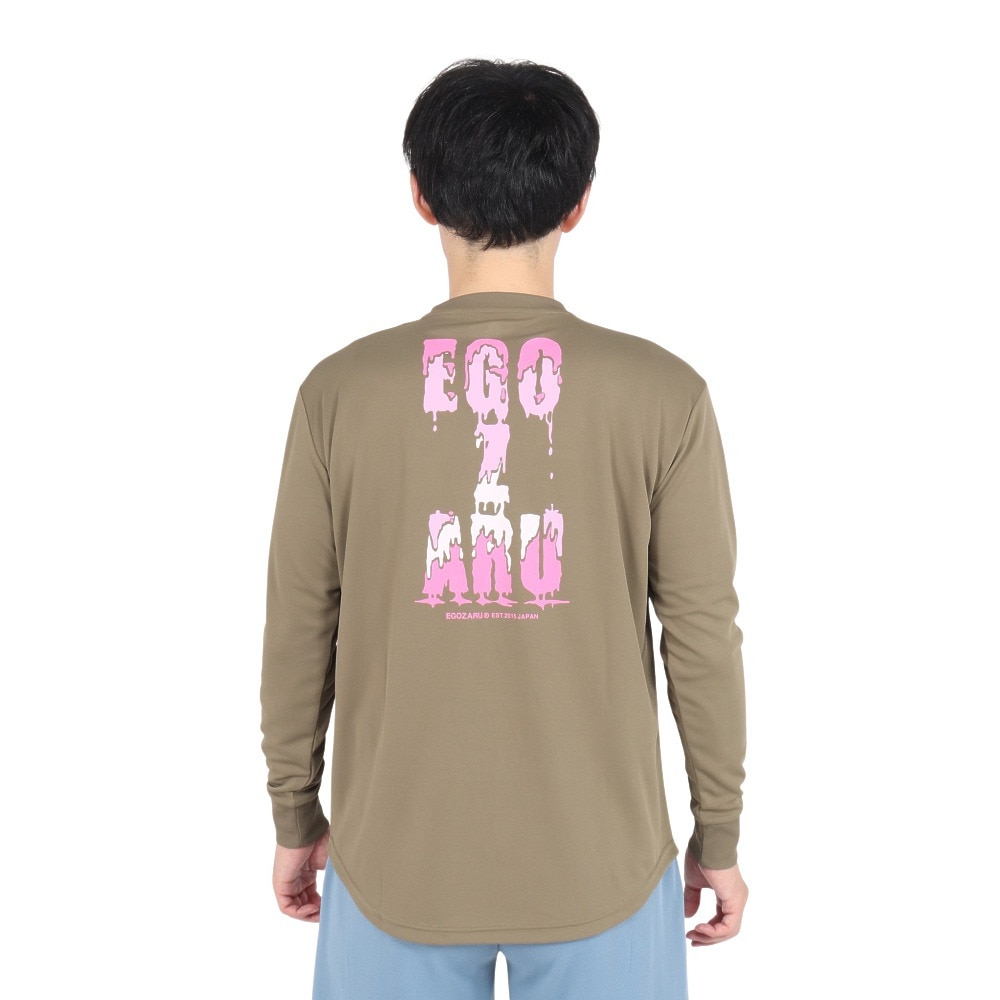 エゴザル（EGOZARU）（メンズ）バスケットボールウェア メルト&ドリップ ロングスリーブTシャツ EZFW24ULS023C013