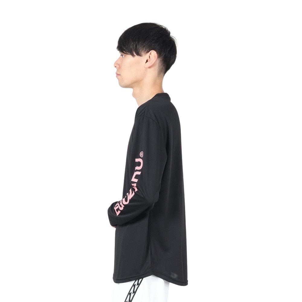 エゴザル（EGOZARU）（メンズ、レディース）バスケットボールウェア スリーブロゴ ロングスリーブTシャツ EZLT-F2206C038