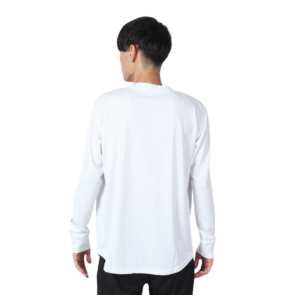 エゴザル（EGOZARU）（メンズ、レディース）バスケットボールウェア スリーブロゴ ロングスリーブTシャツ EZLT-F2206C039