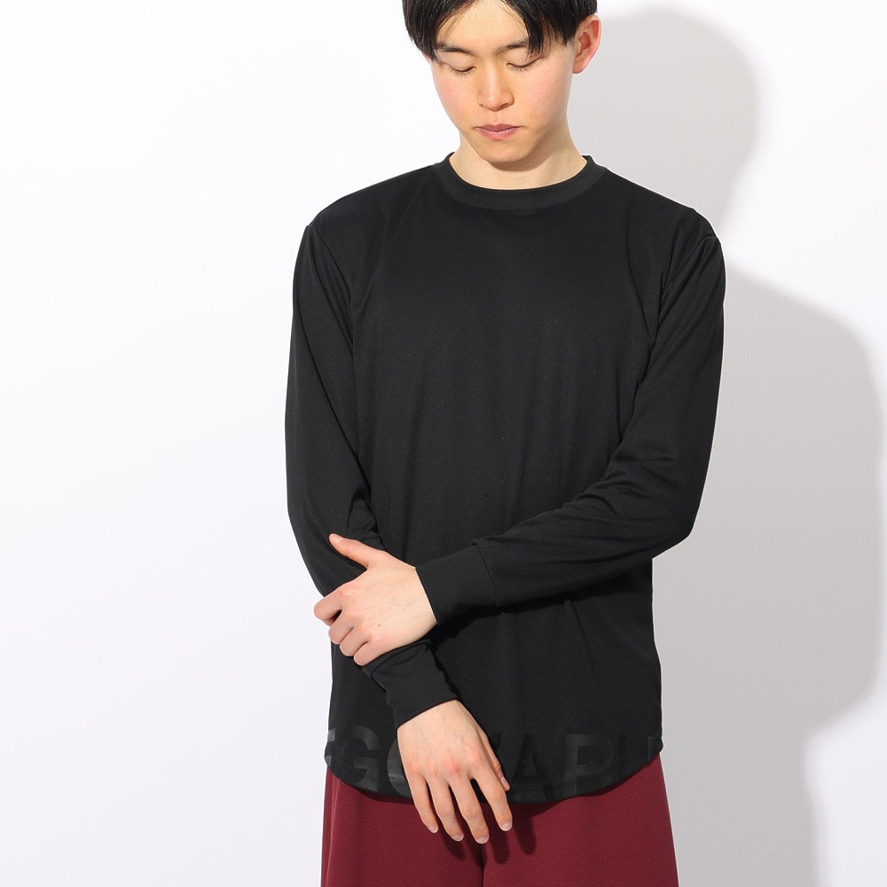 エゴザル（EGOZARU）（メンズ、レディース）バスケットボールウェア ハイド&シーク ロングスリーブTシャツ 長袖Tシャツ EZLT-F2312C041