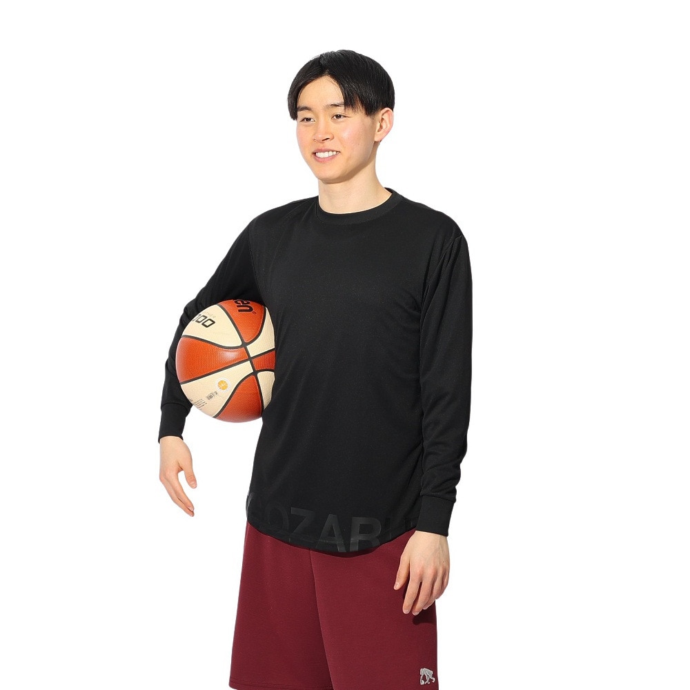 エゴザル（EGOZARU）（メンズ、レディース）バスケットボールウェア ハイド&シーク ロングスリーブTシャツ 長袖Tシャツ EZLT-F2312C041