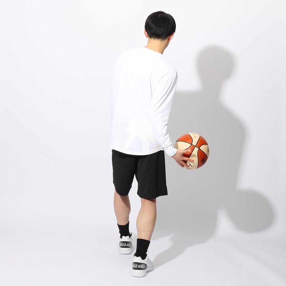 エゴザル（EGOZARU）（メンズ、レディース）バスケットボールウェア ハイド&シーク ロングスリーブTシャツ 長袖Tシャツ EZLT-F2312C042