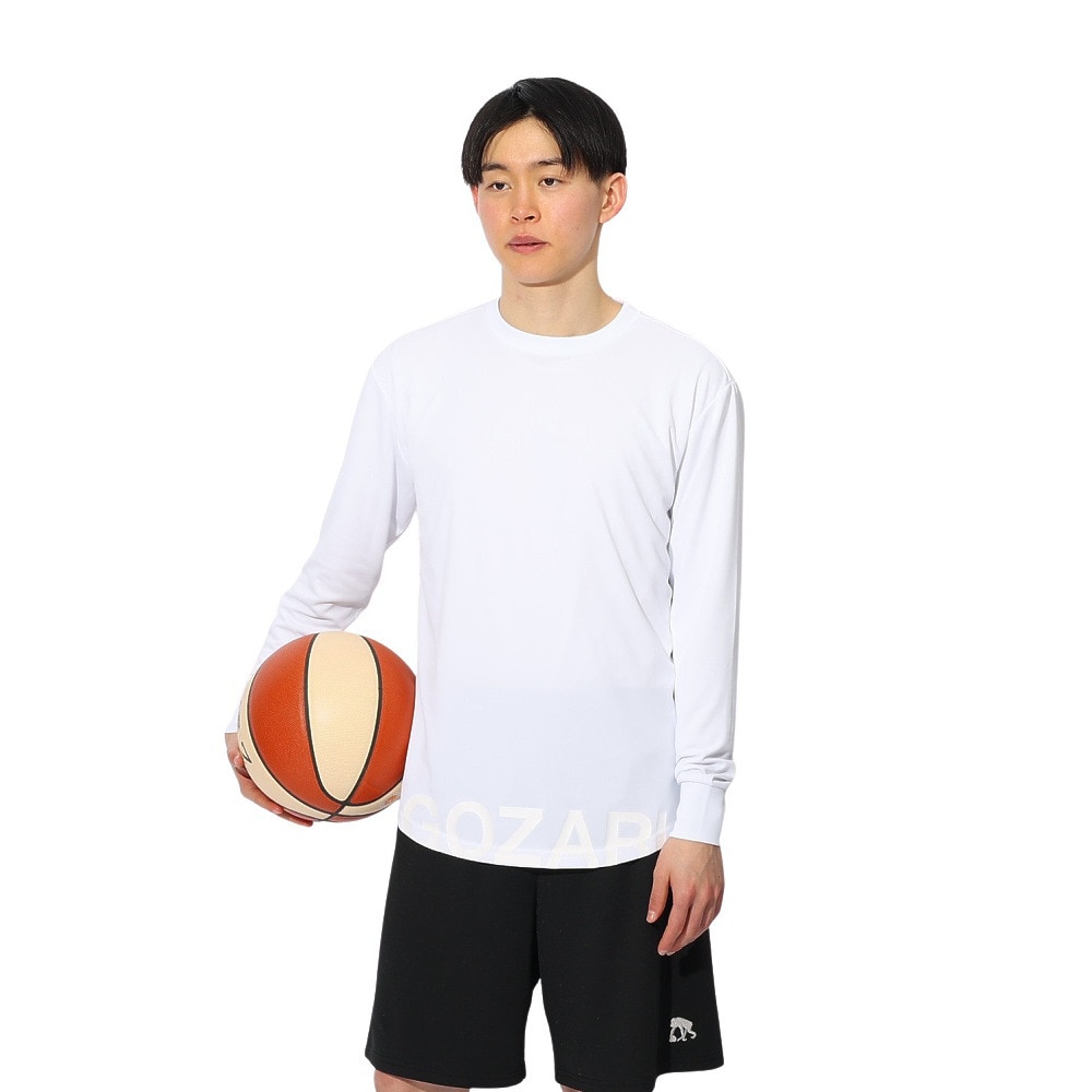 エゴザル（EGOZARU）（メンズ、レディース）バスケットボールウェア ハイド&シーク ロングスリーブTシャツ 長袖Tシャツ EZLT-F2312C042