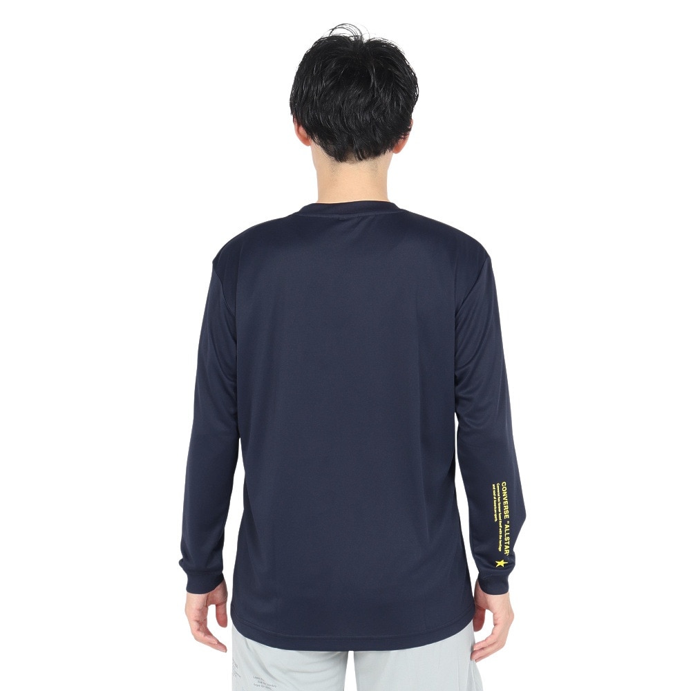 コンバース（CONVERSE）（メンズ）バスケットボールウェア プリントロングスリーブシャツ CB242359L-2900