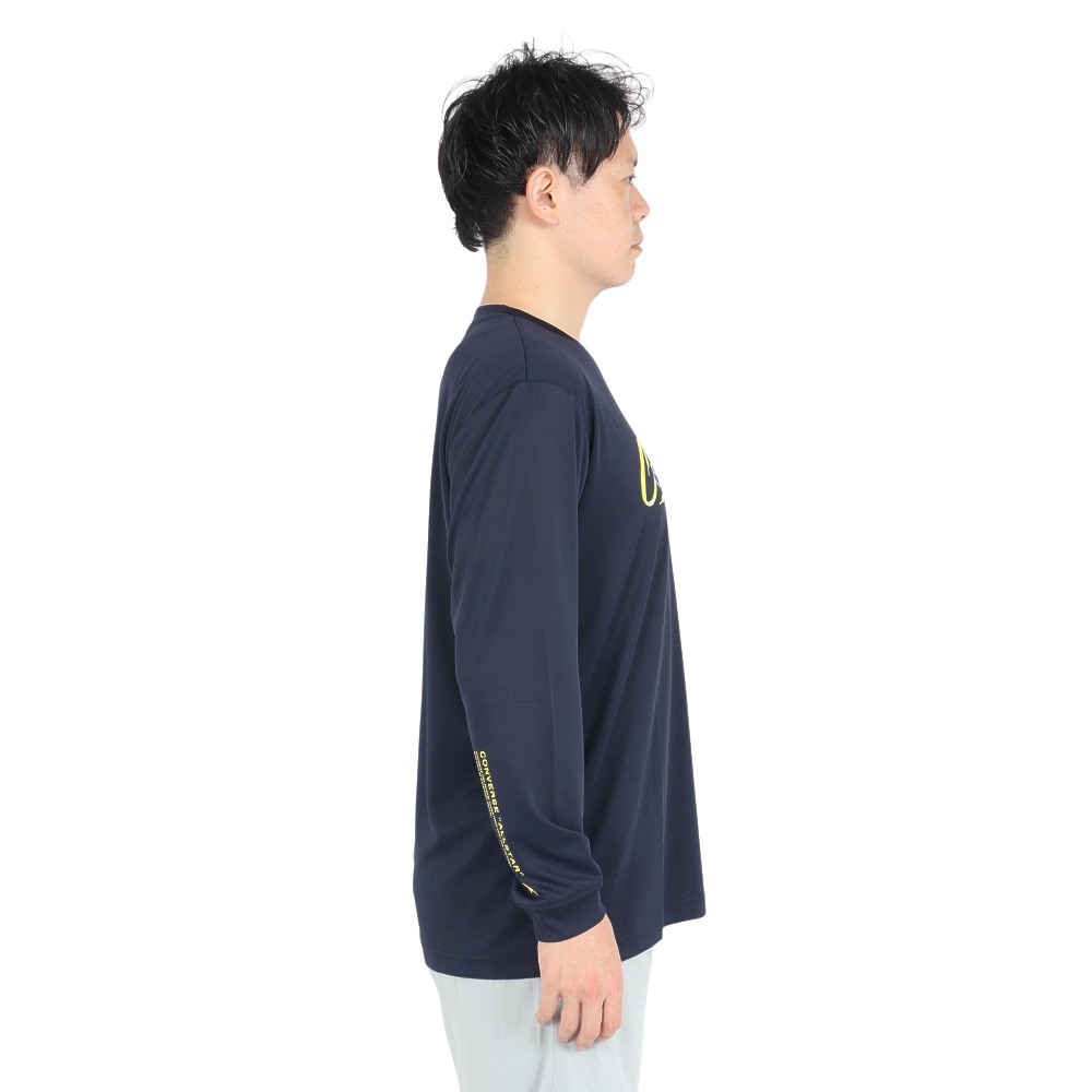 コンバース（CONVERSE）（メンズ）バスケットボールウェア プリントロングスリーブシャツ CB242359L-2900