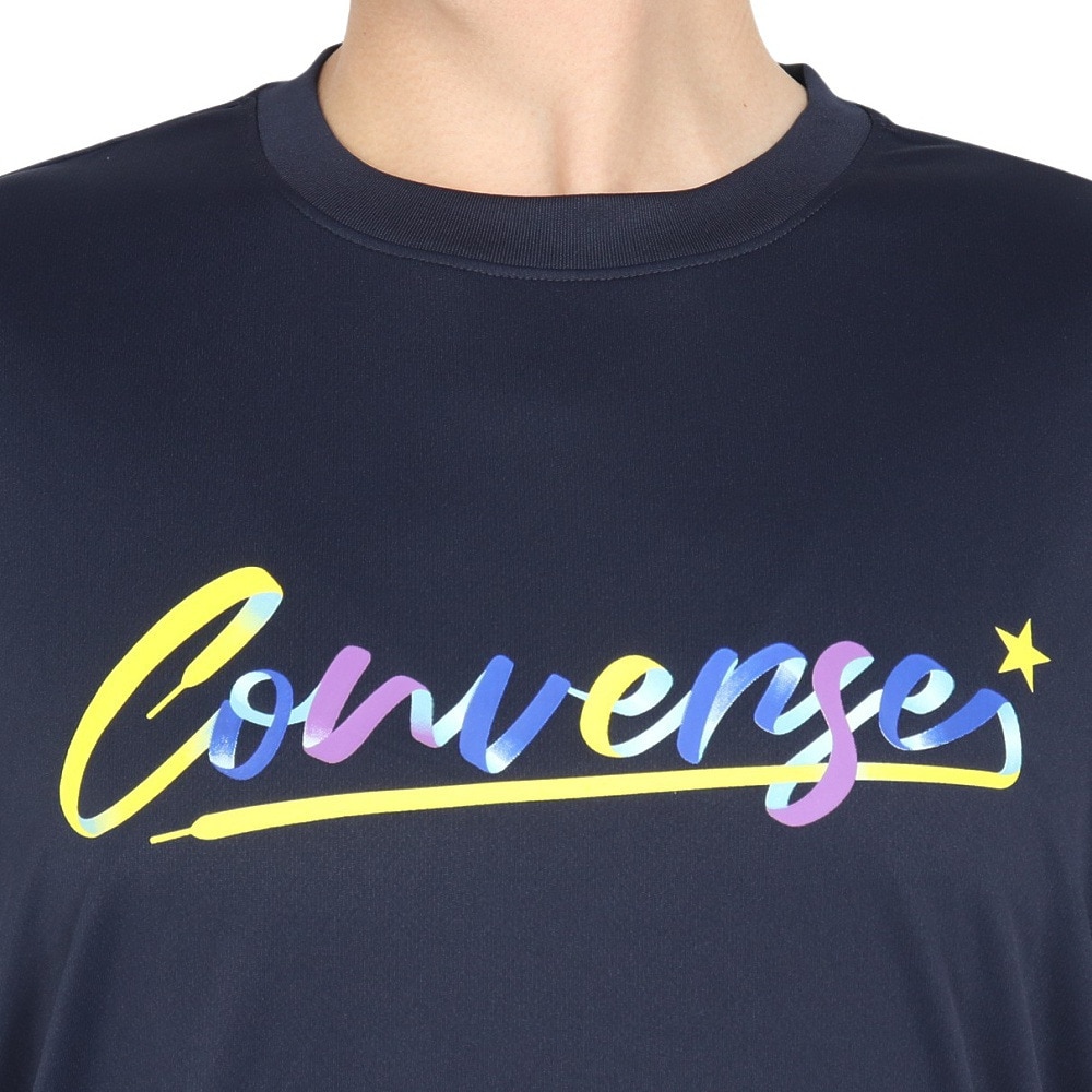 コンバース（CONVERSE）（メンズ）バスケットボールウェア プリントロングスリーブシャツ CB242359L-2900