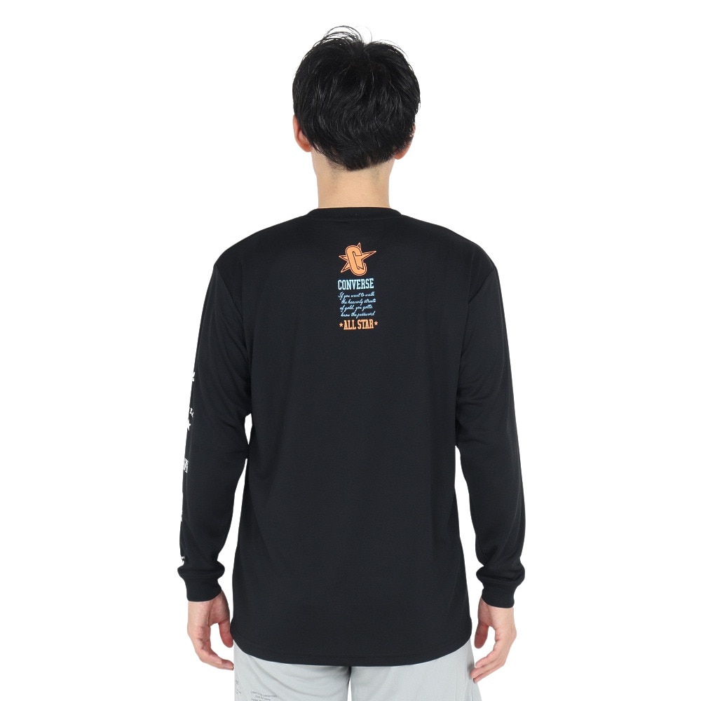 コンバース（CONVERSE）（メンズ）バスケットボールウェア プリントロングスリーブシャツ CB242361L-1911