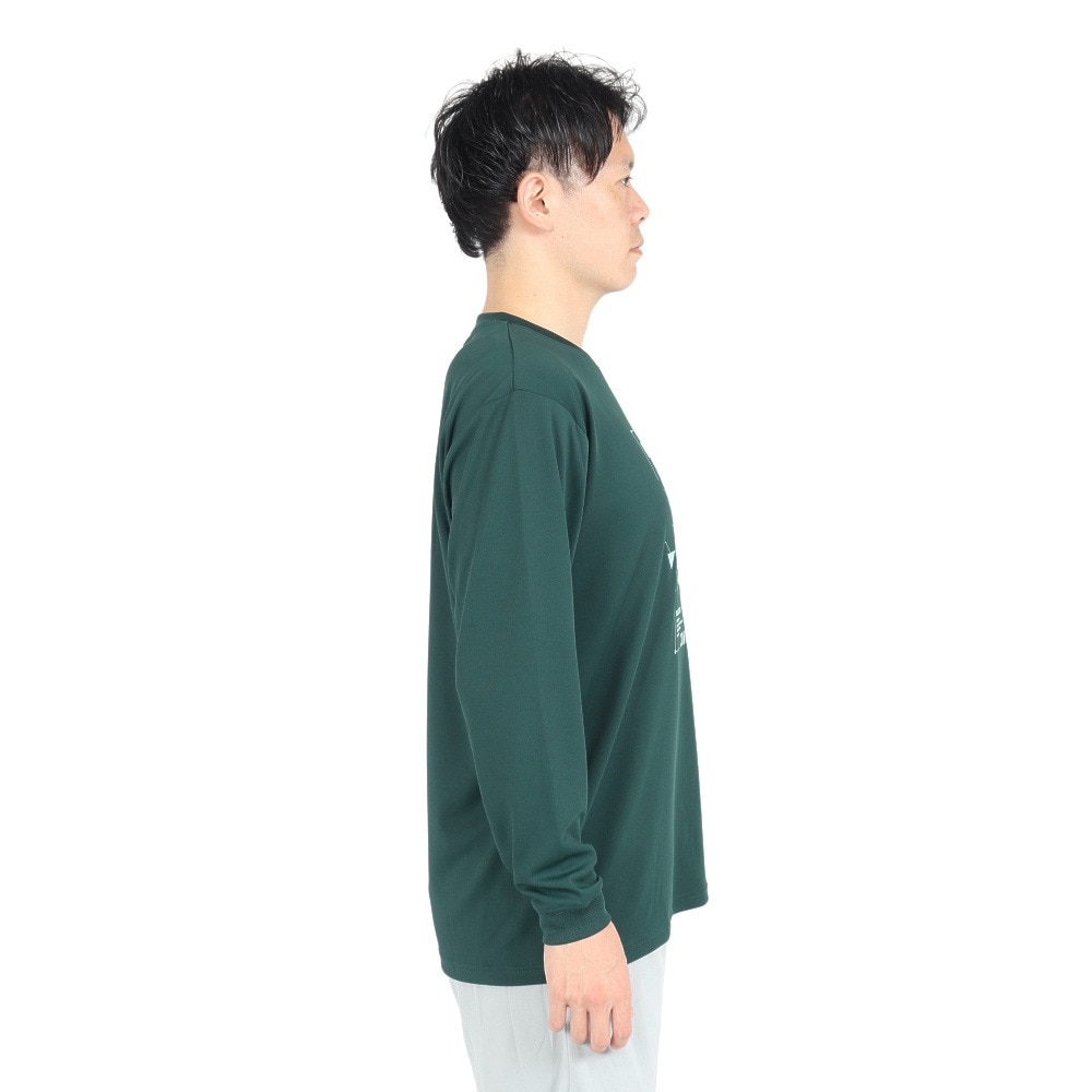 コンバース（CONVERSE）（メンズ）バスケットボールウェア プリントロングスリーブシャツ CB242367L-4700