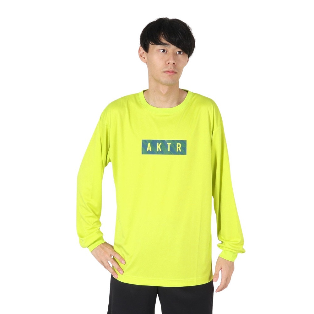 アクター（AKTR）（メンズ、レディース）バスケットボールウェア BC BL 長袖Ｔシャツ 224-017005 YL