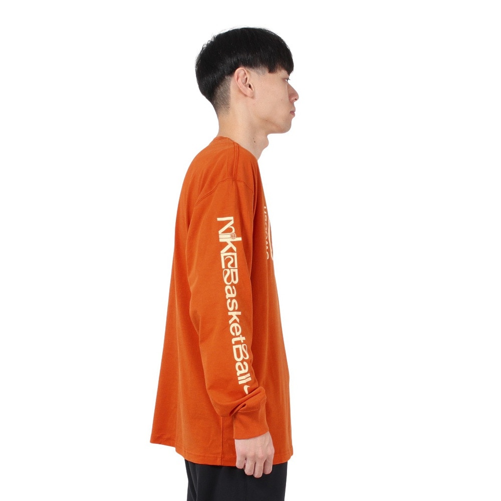 ナイキ（NIKE）（メンズ）スケットボールウェア M90 スウッシュ P2 ロングスリーブTシャツ FN0820-893