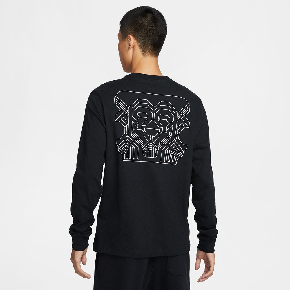 ナイキ（NIKE）（メンズ）バスケットボールウェア レブロン マックス90 ロングスリーブ Tシャツ HF6192-010