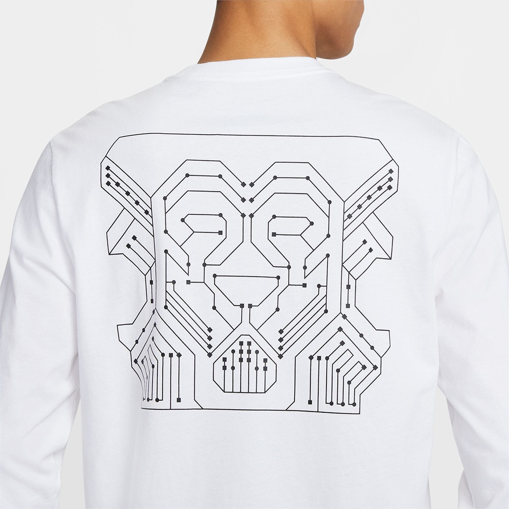 ナイキ（NIKE）（メンズ）バスケットボールウェア レブロン マックス90 ロングスリーブ Tシャツ HF6192-100