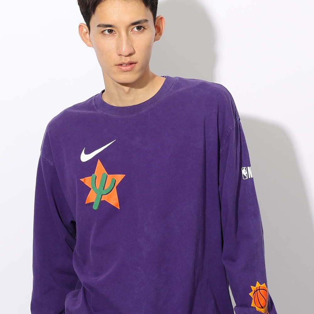 ナイキ（NIKE）（メンズ）バスケットボールウェア NBA 長袖シャツ フェニックス サンズ コートサイド シティ エディション HJ2556-504