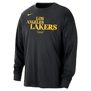 (メンズ)バスケットボールウェア NBA レイカーズ Los Angeles Lakers Courtside 長袖 Tシャツ HJ2713-010