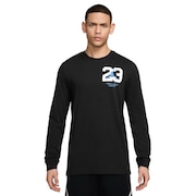 (メンズ)バスケットボールウェア ジョーダン スポーツ 長袖 クルーネック Tシャツ FZ1981-011