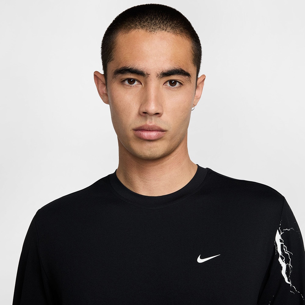 ナイキ（NIKE）（メンズ）バスケットボールウェア ジャモラント Dri-FIT ロングスリーブTシャツ HJ3892-010