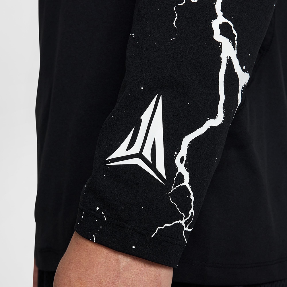 ナイキ（NIKE）（メンズ）バスケットボールウェア ジャモラント Dri-FIT ロングスリーブTシャツ HJ3892-010
