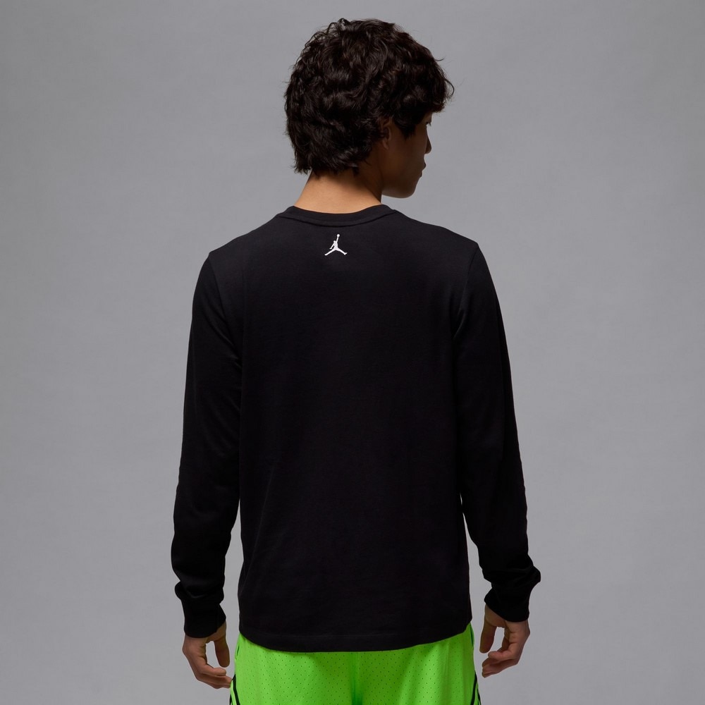 ジョーダン（JORDAN）（メンズ）バスケットボールウェア ドライフィット スポーツ GFX クルーネック 長袖Tシャツ HJ2344-010