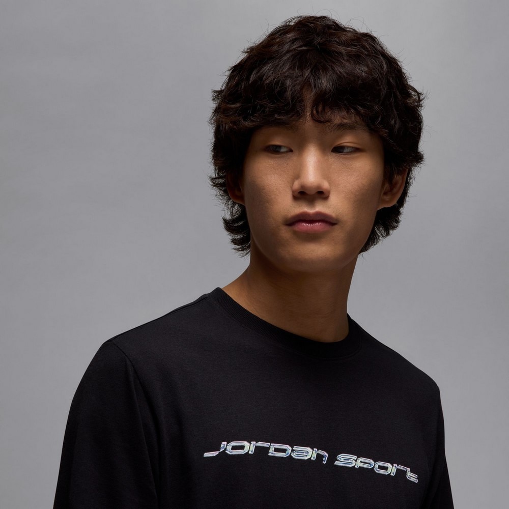 ジョーダン（JORDAN）（メンズ）バスケットボールウェア ドライフィット スポーツ GFX クルーネック 長袖Tシャツ HJ2344-010