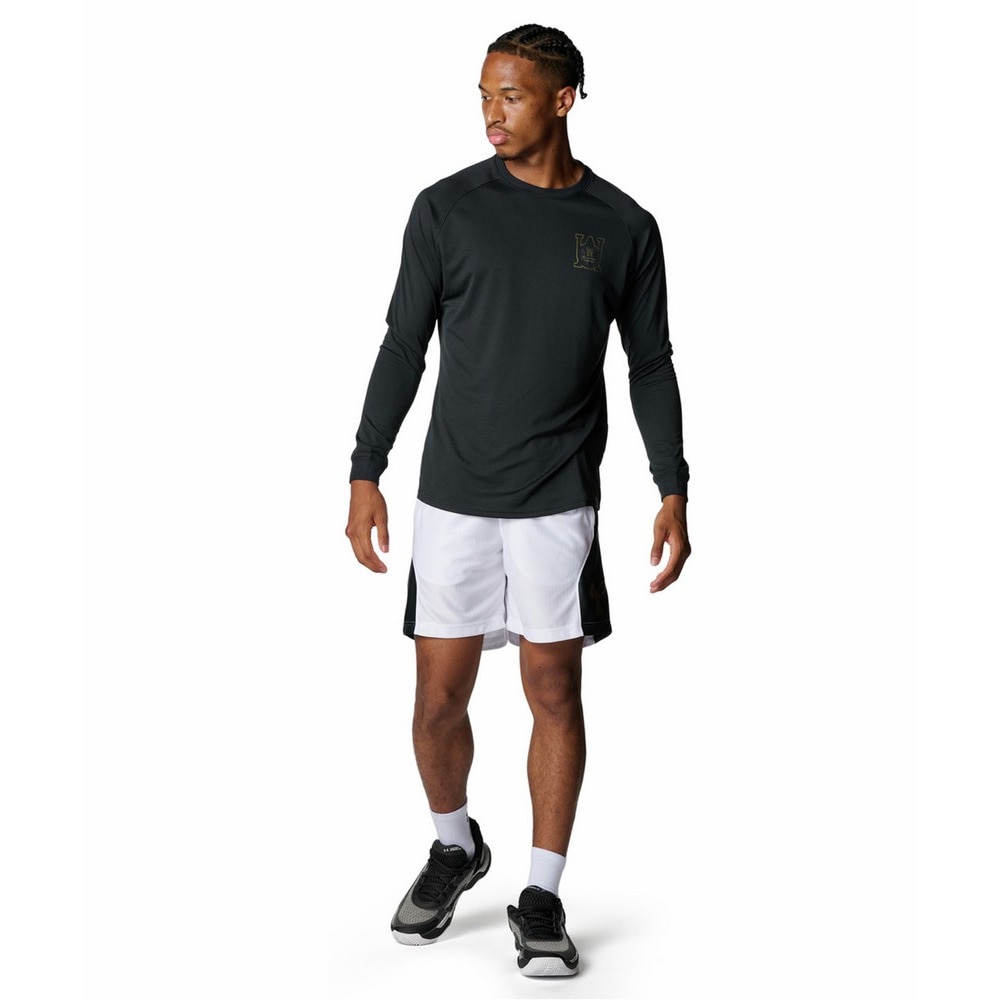 アンダーアーマー（UNDER ARMOUR）（メンズ）バスケットボールウェア UAテック グラフィック ロングスリーブ Tシャツ 6007862 001
