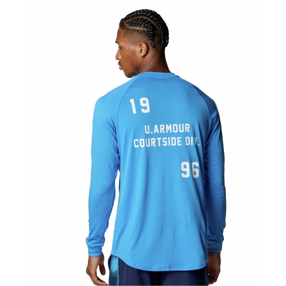アンダーアーマー（UNDER ARMOUR）（メンズ）バスケットボールウェア UAテック グラフィック ロングスリーブ Tシャツ 6007862 402