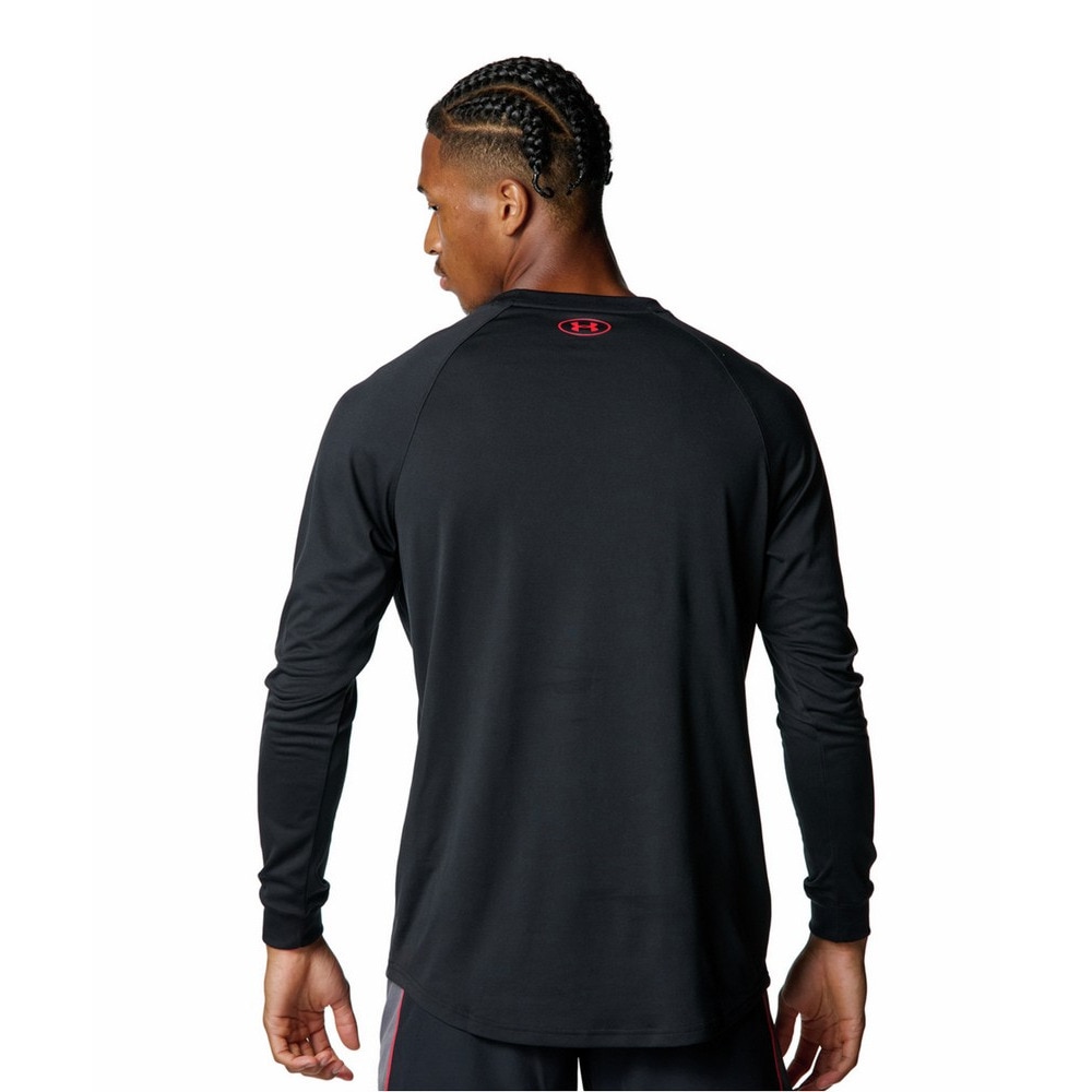アンダーアーマー（UNDER ARMOUR）（メンズ）バスケットボールウェア UAテック ロゴ ロングスリーブ Tシャツ 6007863 001