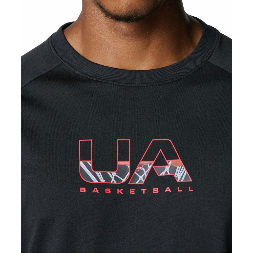 アンダーアーマー（UNDER ARMOUR）（メンズ）バスケットボールウェア UAテック ロゴ ロングスリーブ Tシャツ 6007863 001