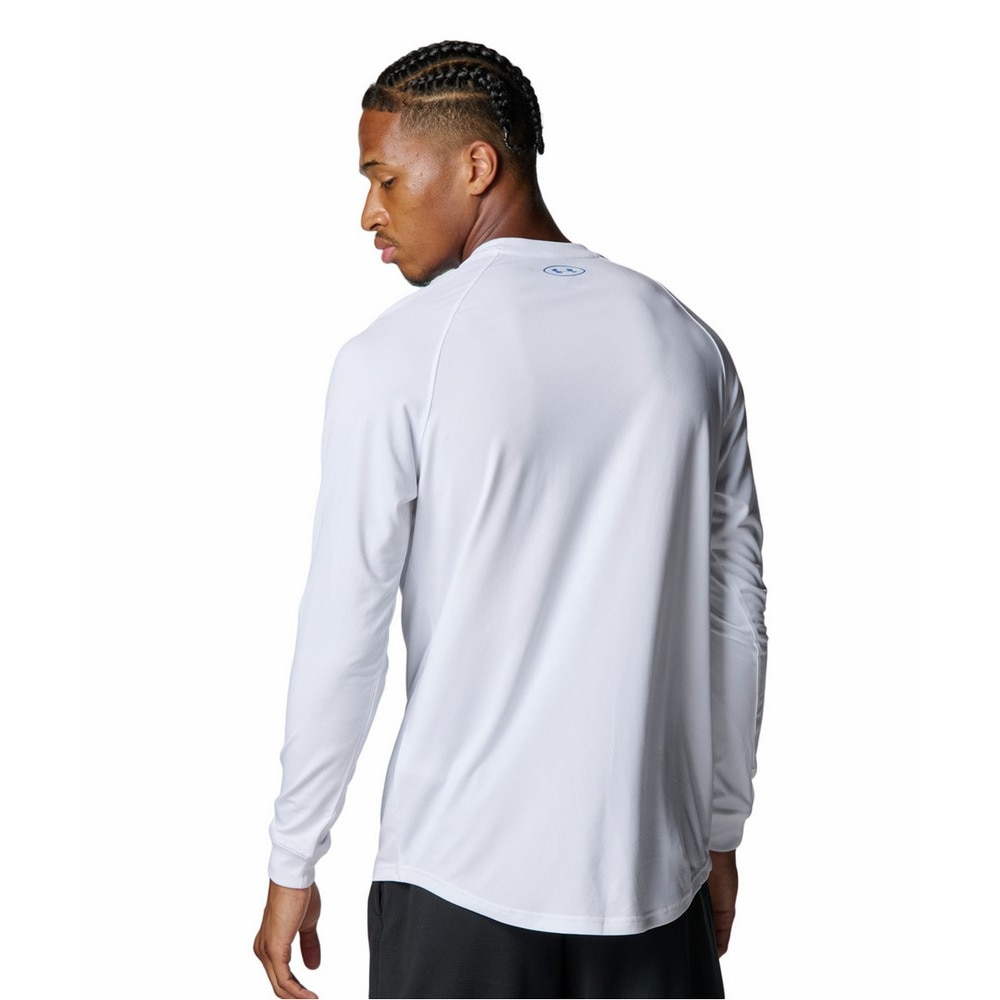 アンダーアーマー（UNDER ARMOUR）（メンズ）バスケットボールウェア UAテック ロゴ ロングスリーブ Tシャツ 6007863 100
