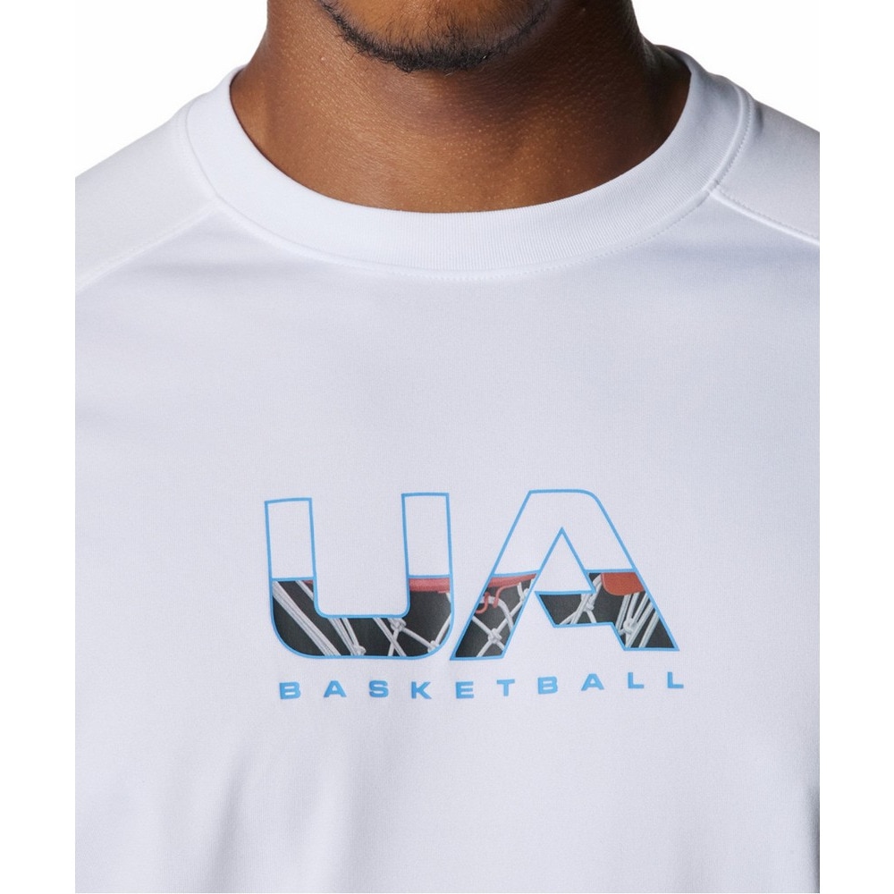 アンダーアーマー（UNDER ARMOUR）（メンズ）バスケットボールウェア UAテック ロゴ ロングスリーブ Tシャツ 6007863 100