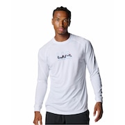 (メンズ)バスケットボールウェア UAテック ロゴ ロングスリーブ Tシャツ 6007863 100